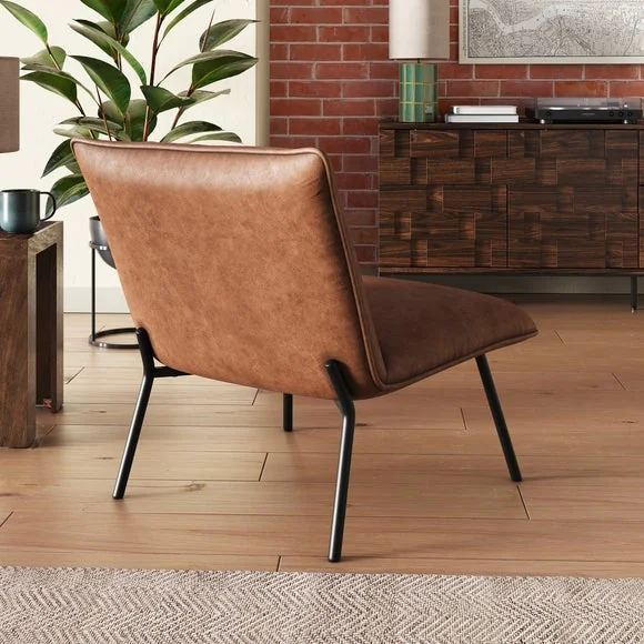 Sarnia Faux Leather Occasional Chair – image 2