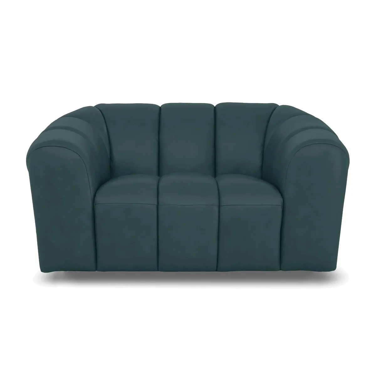 Rhianna Leather Cuddler Chair – image 1