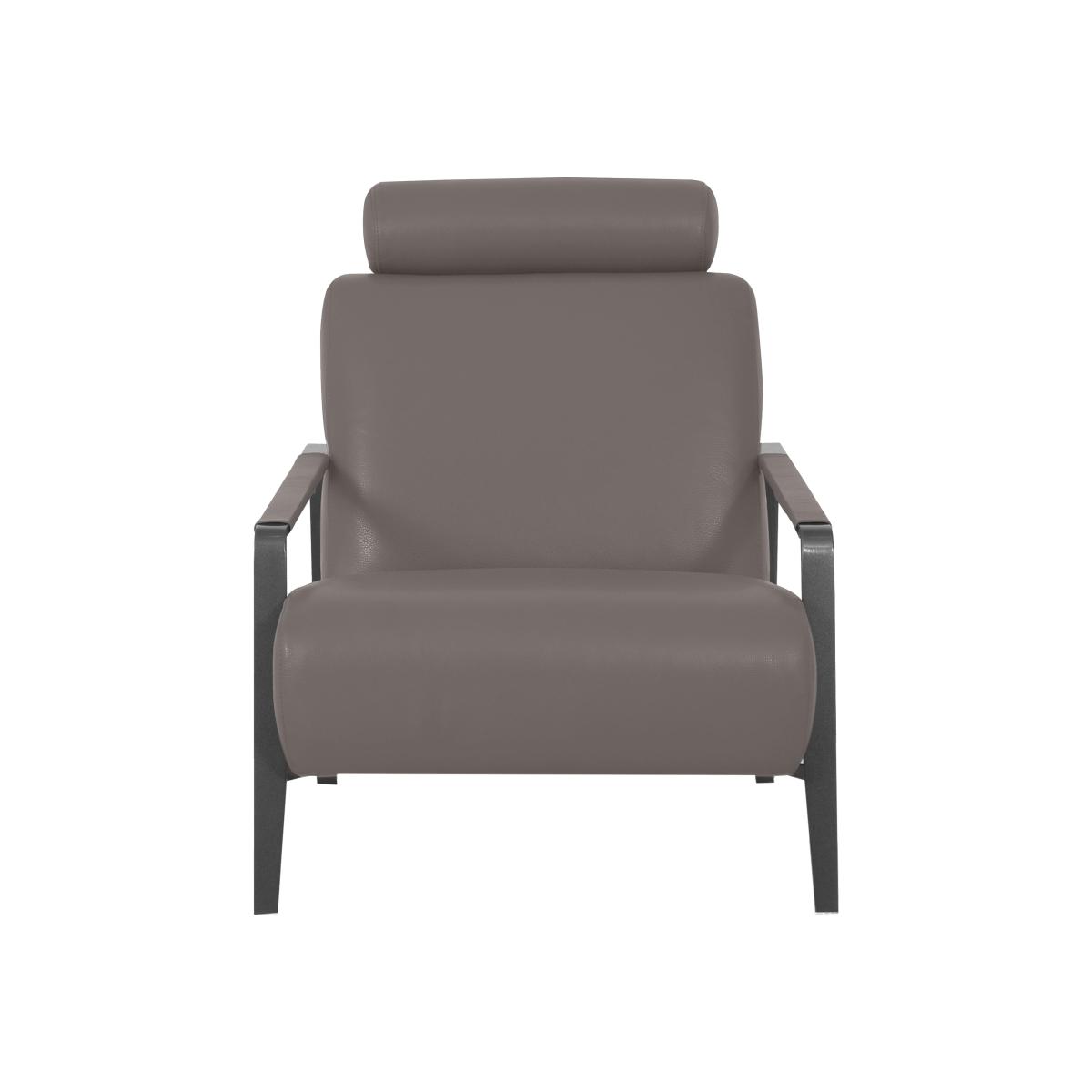 Domicil - Lawson Leather Accent Chair - NP Taupe – image 1