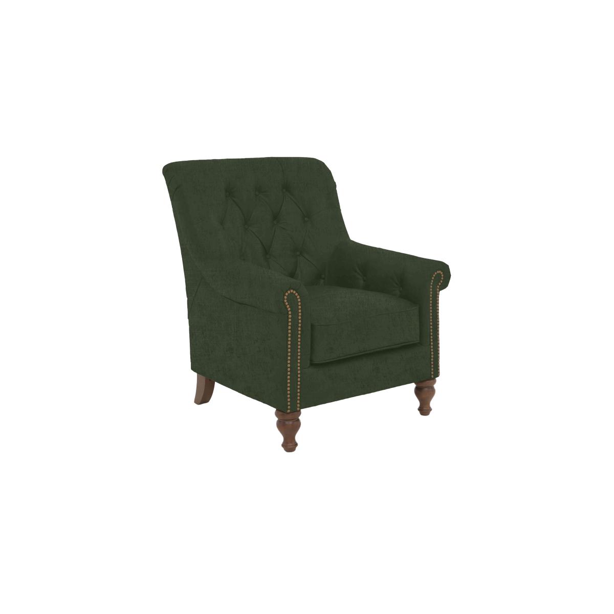 Alexander and James - Lincoln Fabric Reading Chair - Green – image 2