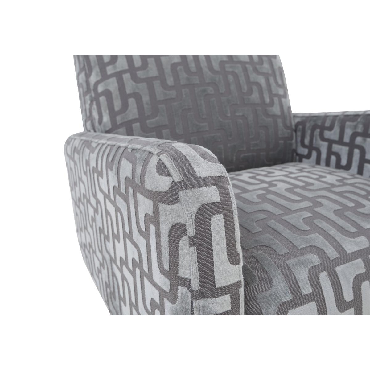 Alexander and James - Sumptuous Fabric Accent Chair - Chamonix Linen – image 2