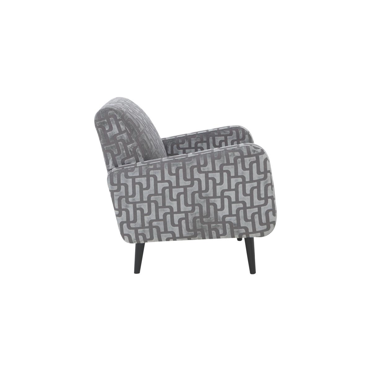 Alexander and James - Sumptuous Fabric Accent Chair - Chamonix Linen – image 5