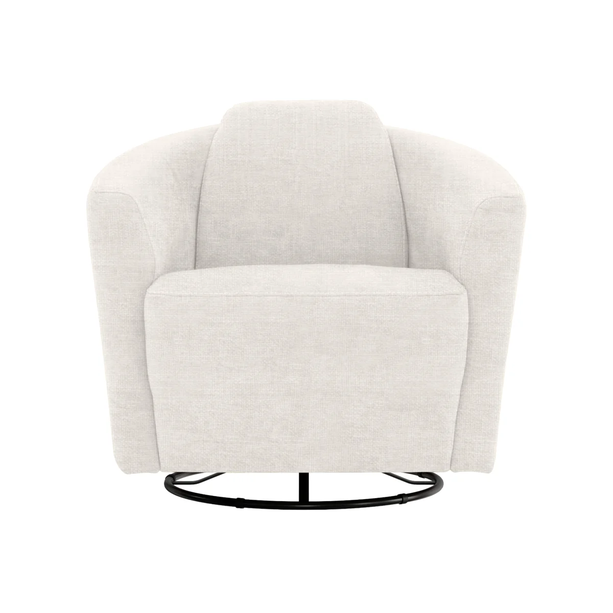 Nicoletti - Ketty Fabric Swivel Accent Chair - Living Room Furniture – image 1