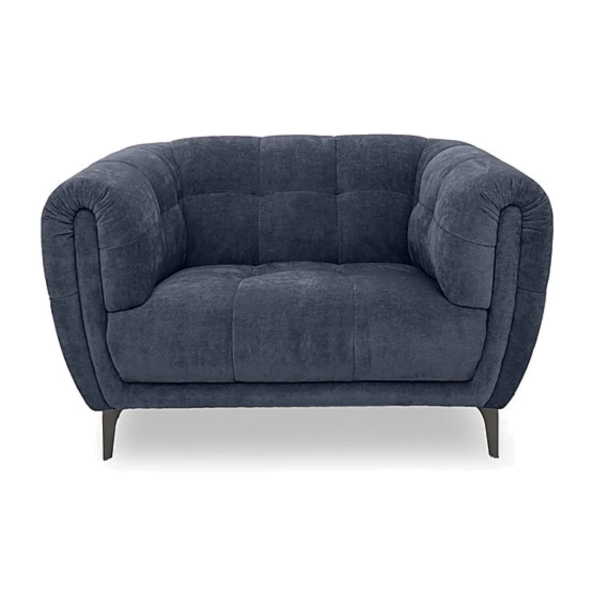 Ideal Home - Sienna Fabric Cuddler Chair - Hudson Ocean