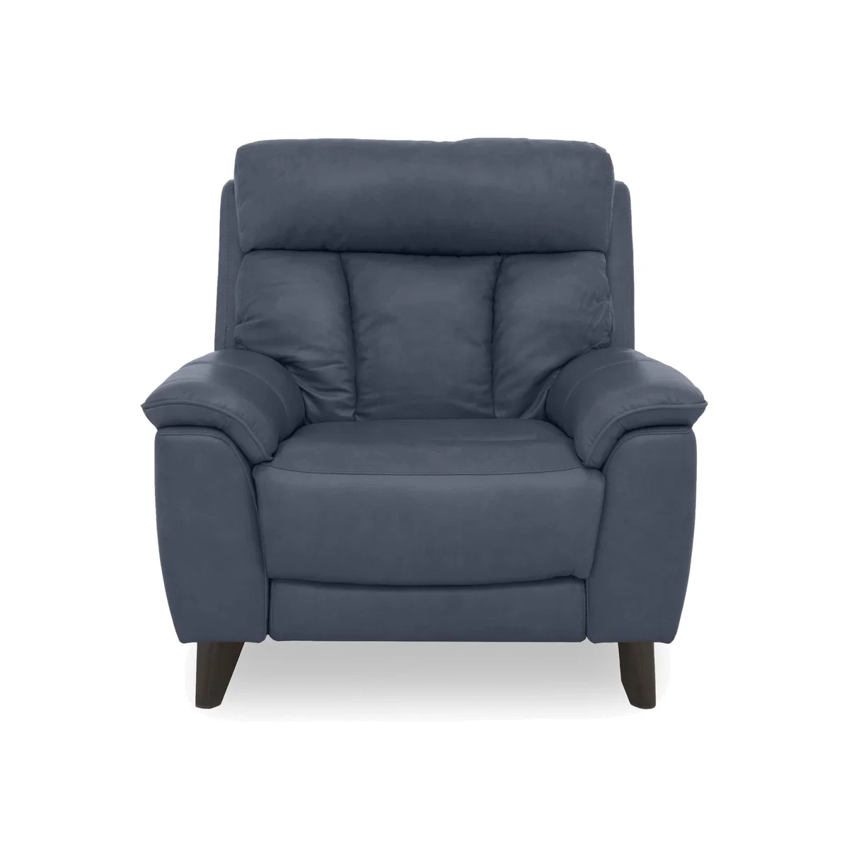World of Leather - Dreamer NC Leather Power Recliner Chair with Power Headrest - NC Ocean Blue – image 1