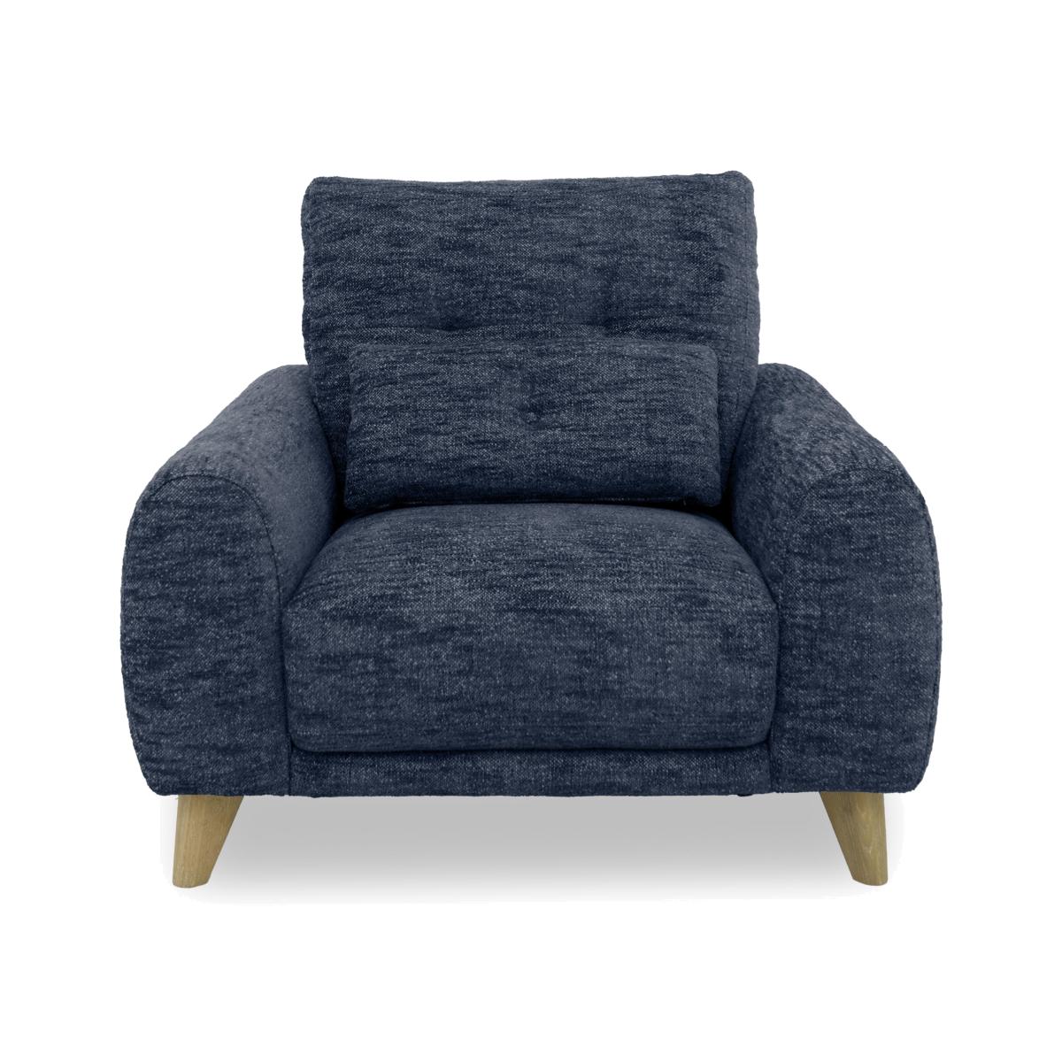 Malmo Fabric Chair - Dark Denim – image 1
