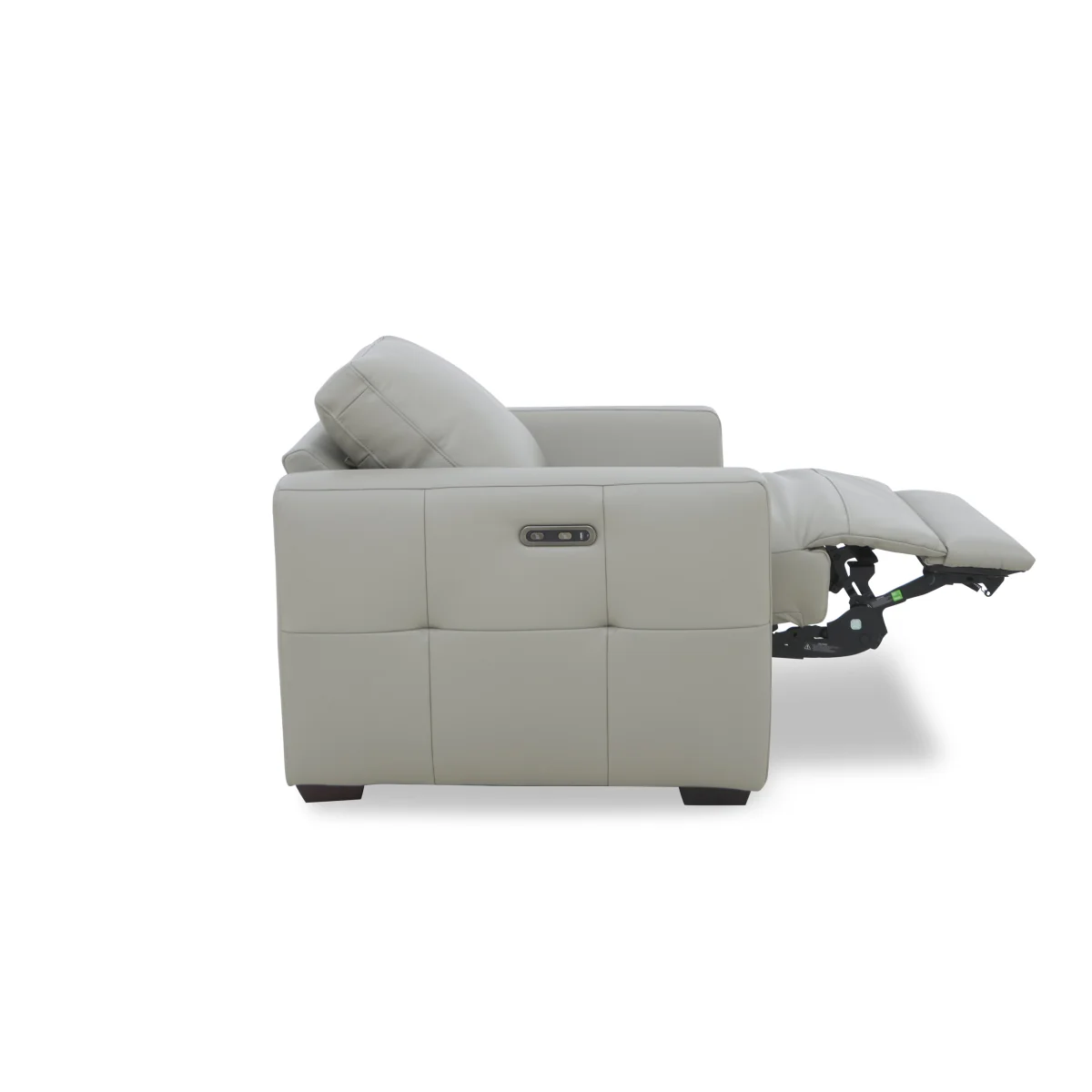 Dinky Leather Chair with Power Recliner - Lead Grey – image 8