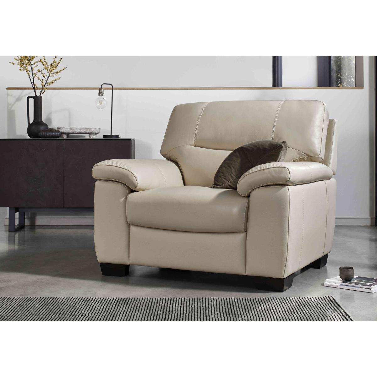 Hetty Leather Chair - NC Bisque – image 2