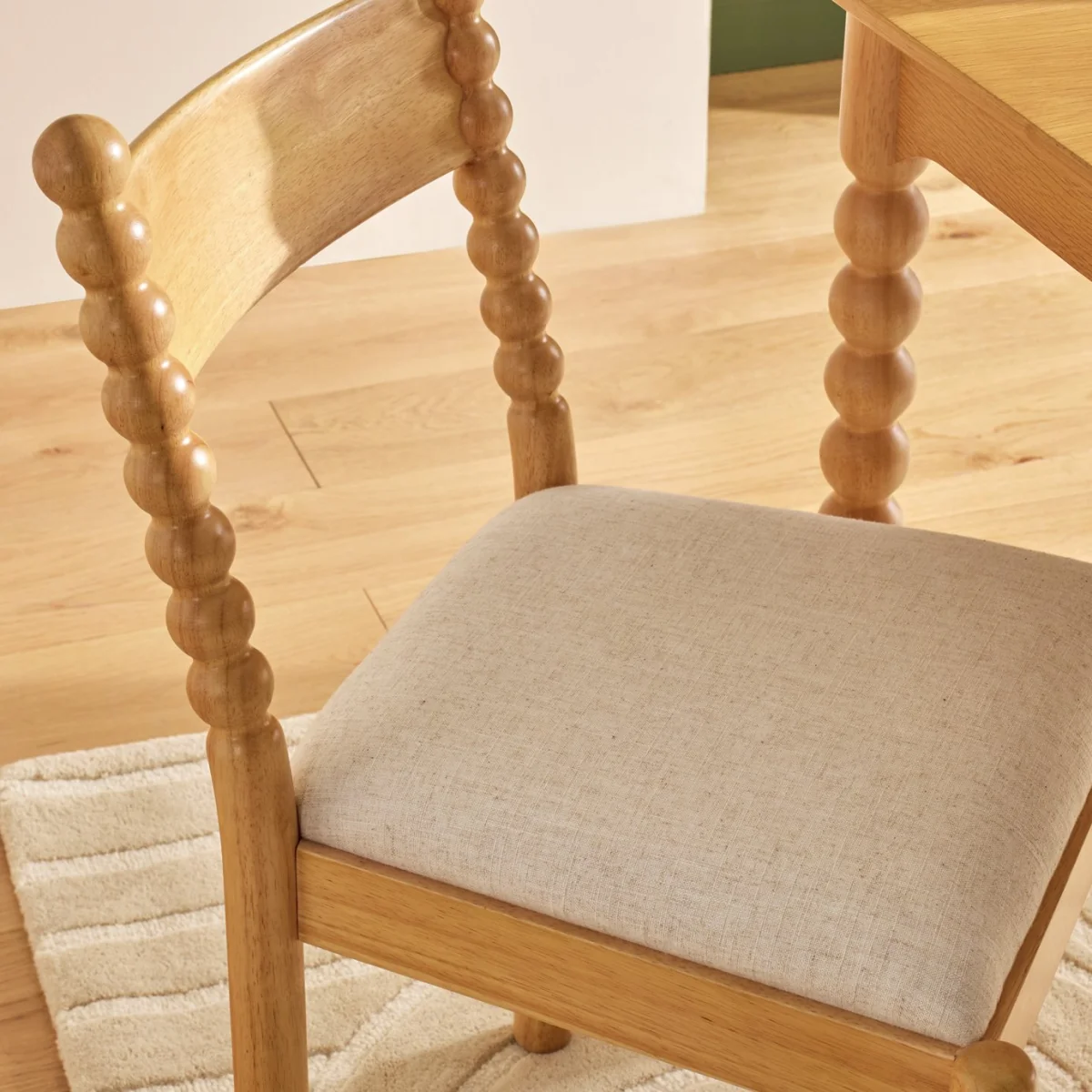 Habitat Blaire Bobbin Pair of Chair - Oak – image 3