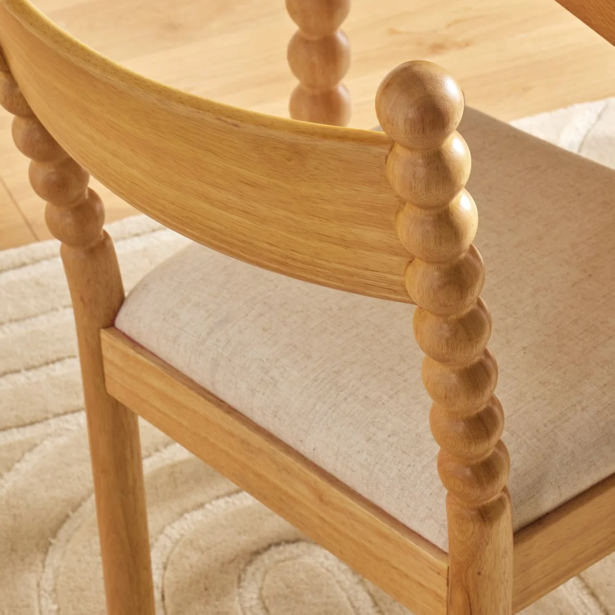 Habitat Blaire Bobbin Pair of Chair - Oak – image 4