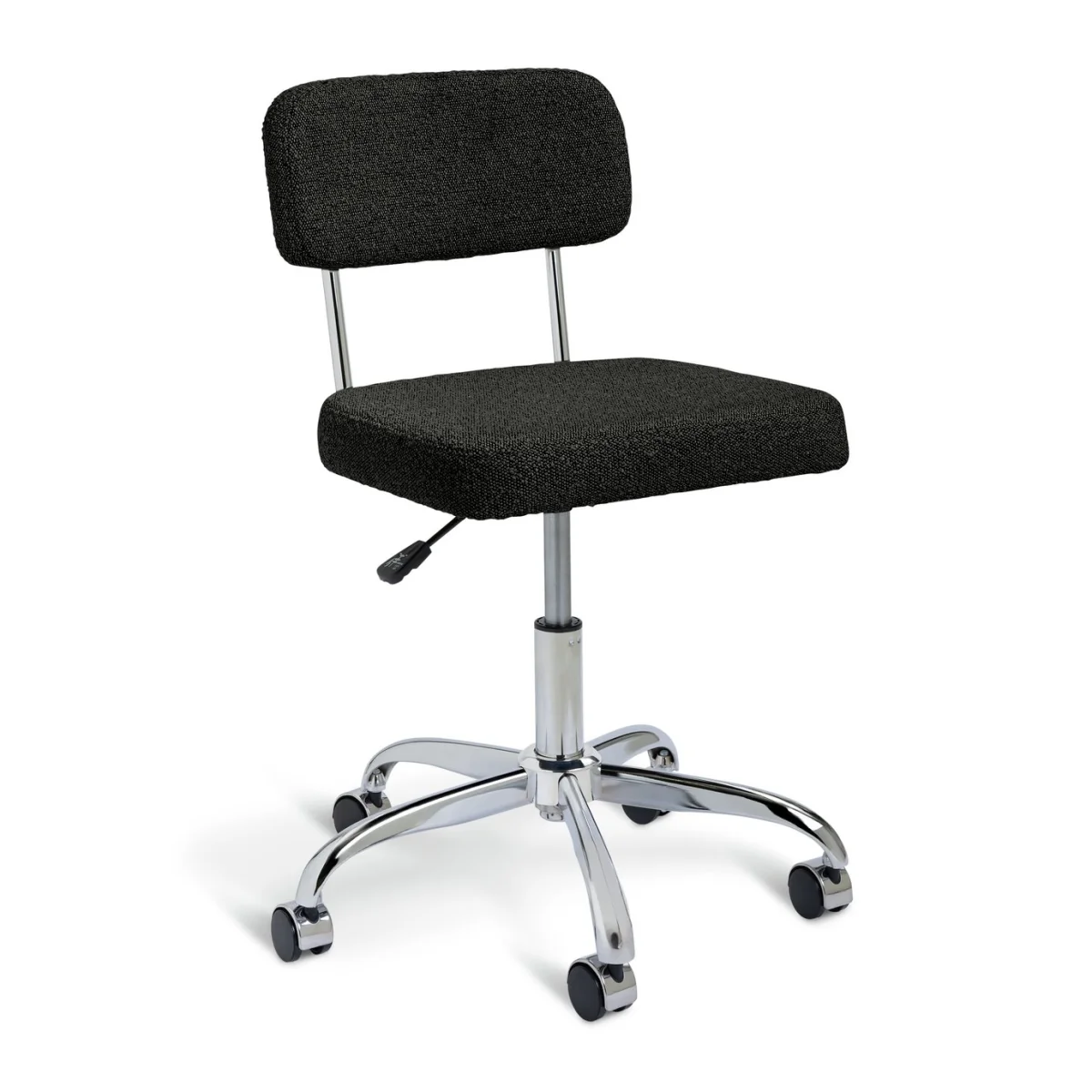 Habitat Haki Fabric Chair - Black – image 3