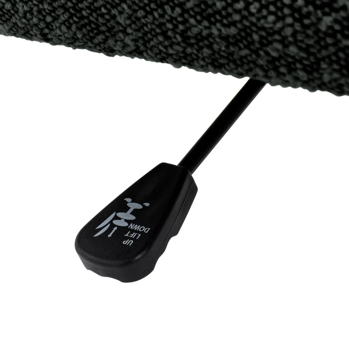Habitat Haki Fabric Chair - Black – image 7