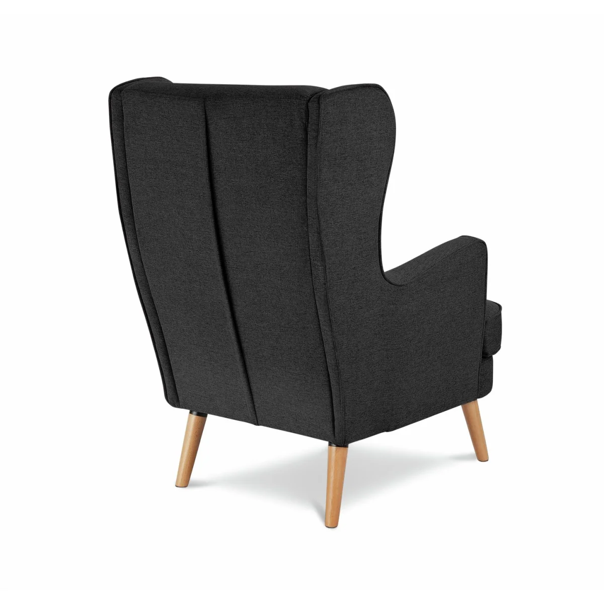 Habitat Callie Fabric Wingback Chair - Charcoal – image 5