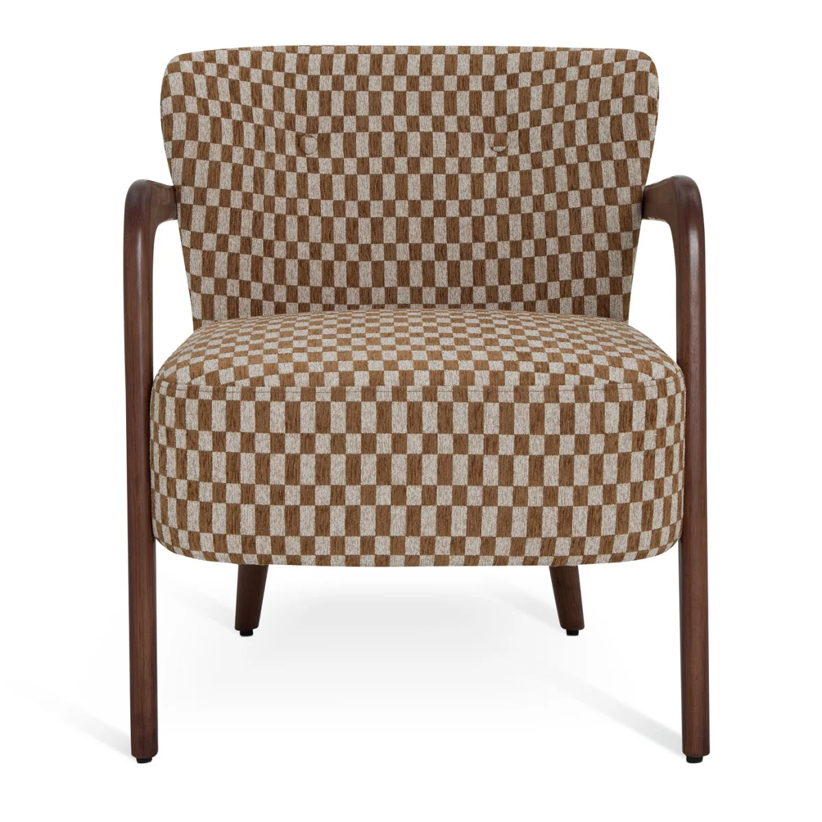 Habitat Yanni ll Jacquard Fabric Accent Chair - Khaki – image 3