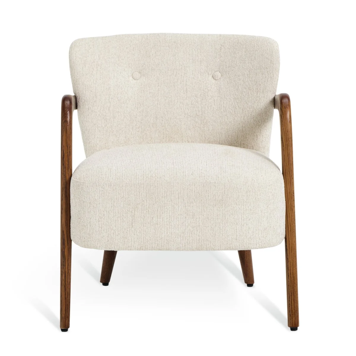Habitat Yanni II Woven Fabric Accent Chair - Natural – image 3