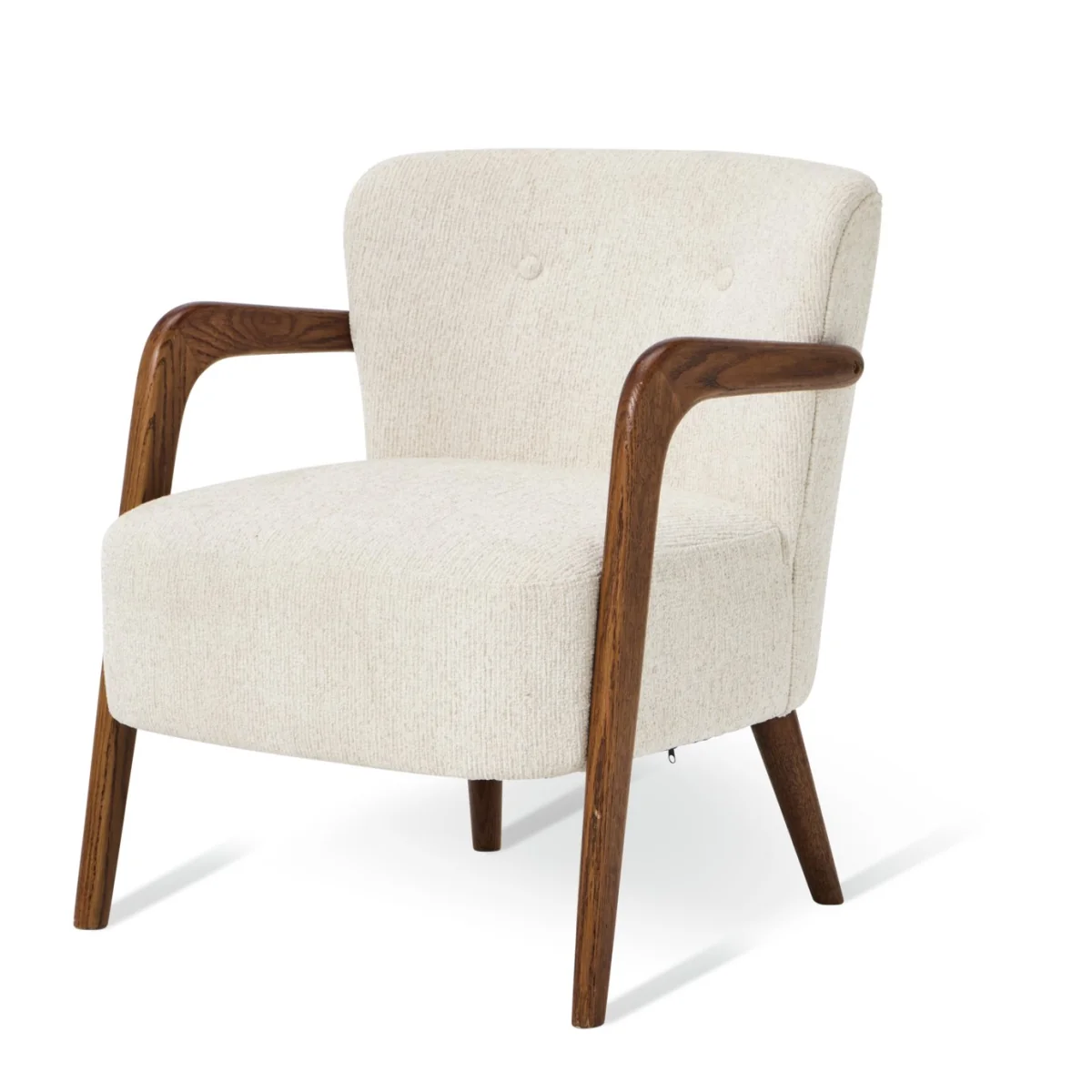 Habitat Yanni II Woven Fabric Accent Chair - Natural – image 4