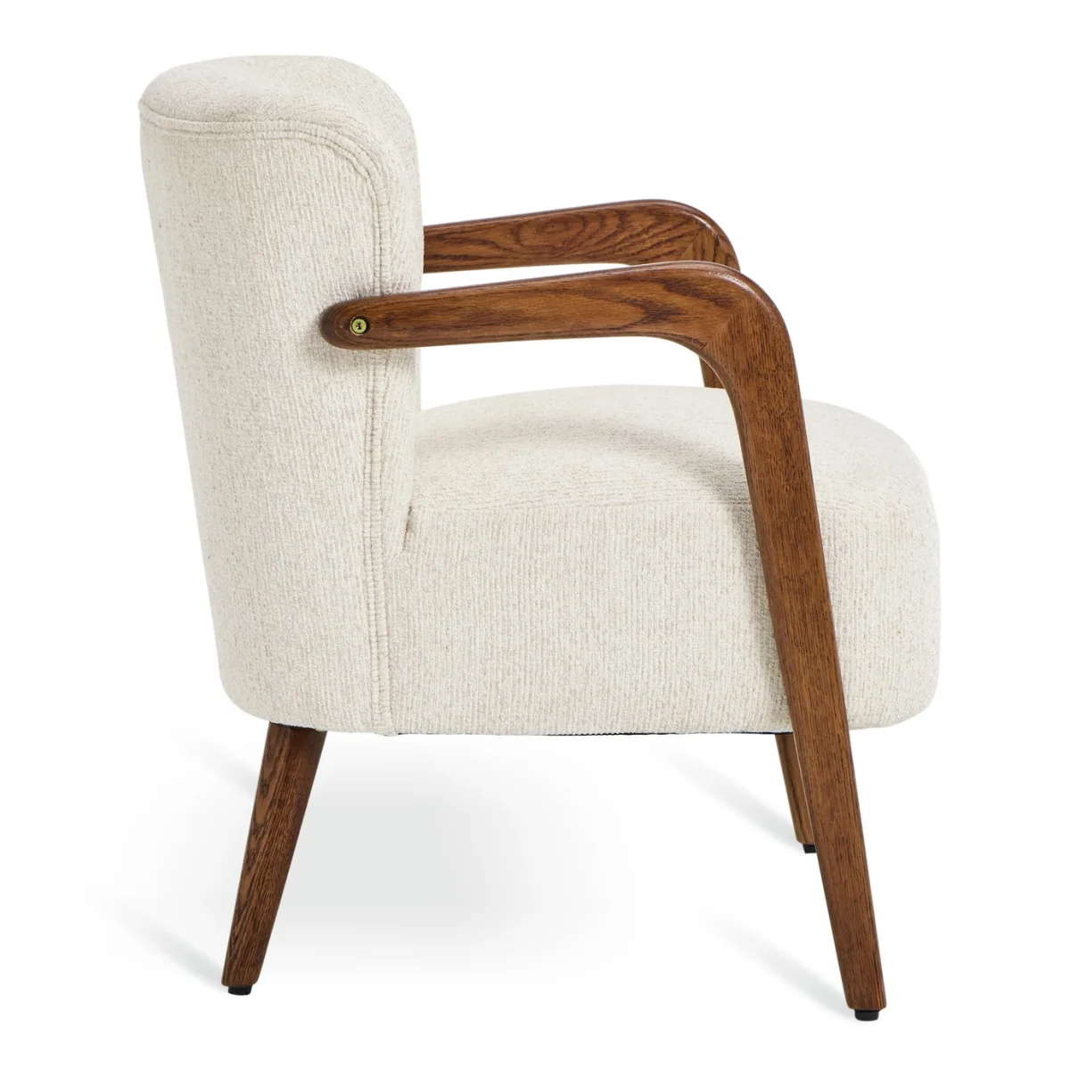 Habitat Yanni II Woven Fabric Accent Chair - Natural – image 6