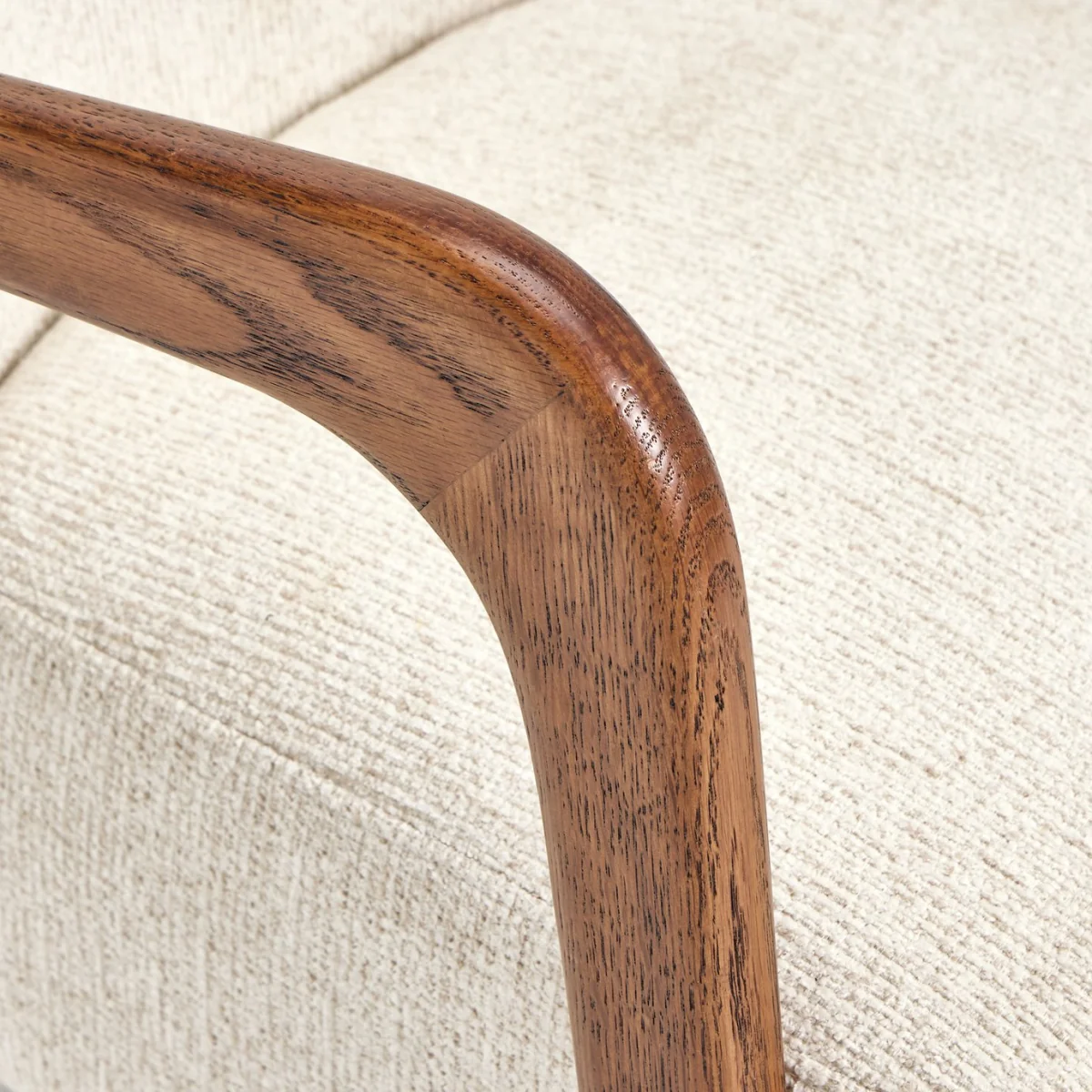 Habitat Yanni II Woven Fabric Accent Chair - Natural – image 7