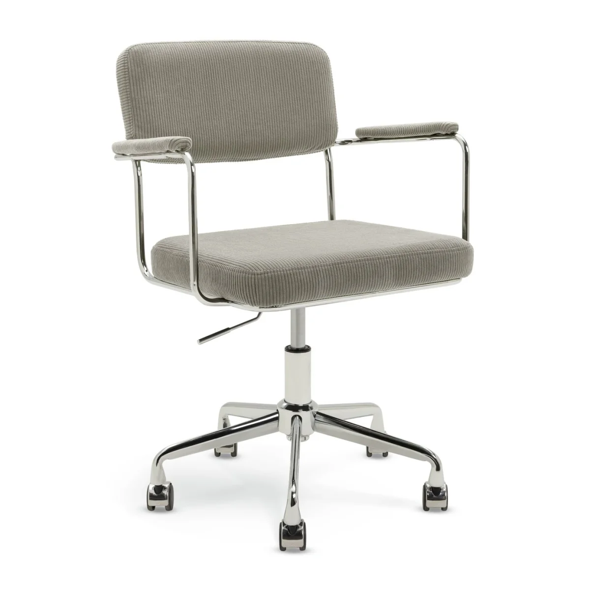 Habitat Ezra Metal Chair - Taupe – image 3