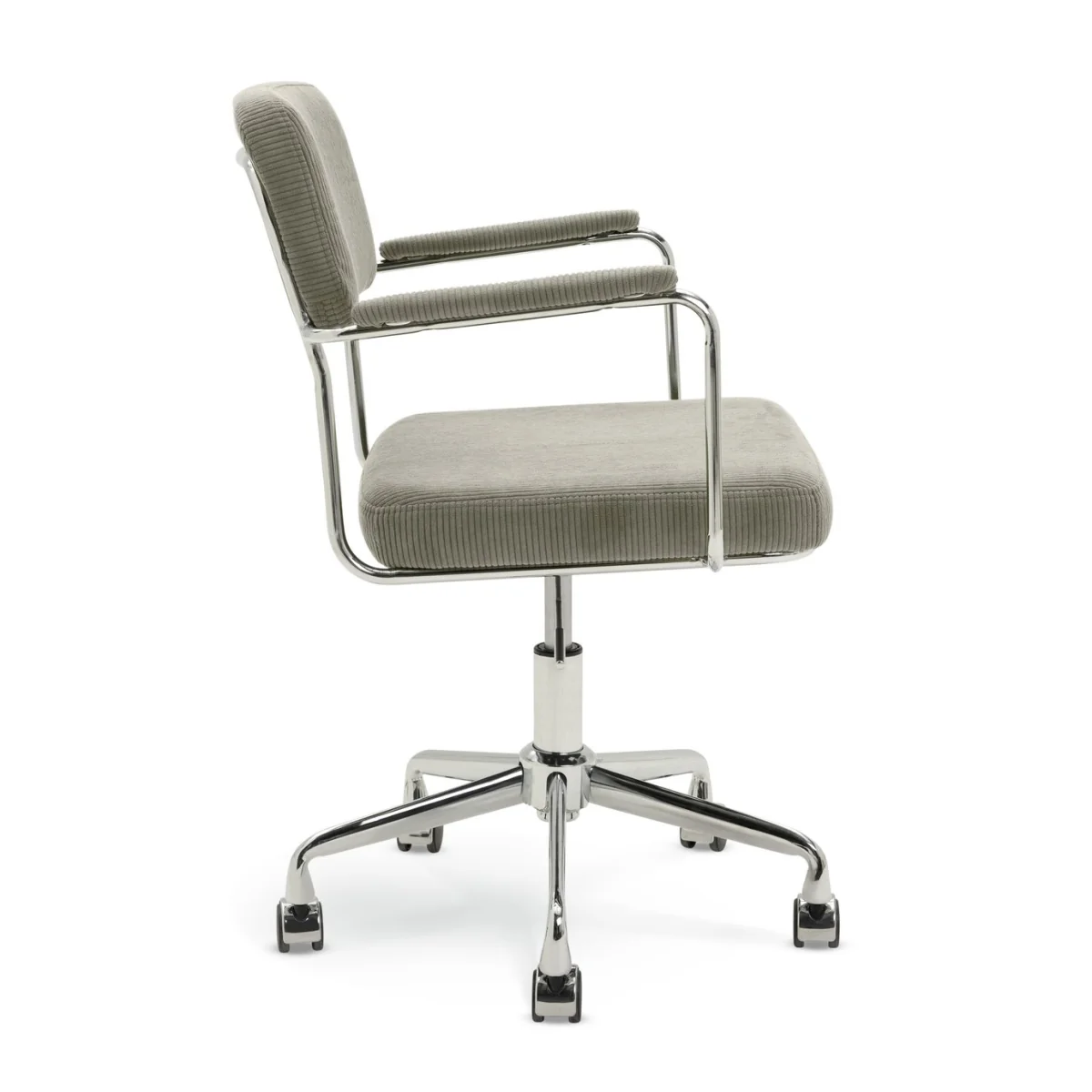 Habitat Ezra Metal Chair - Taupe – image 5
