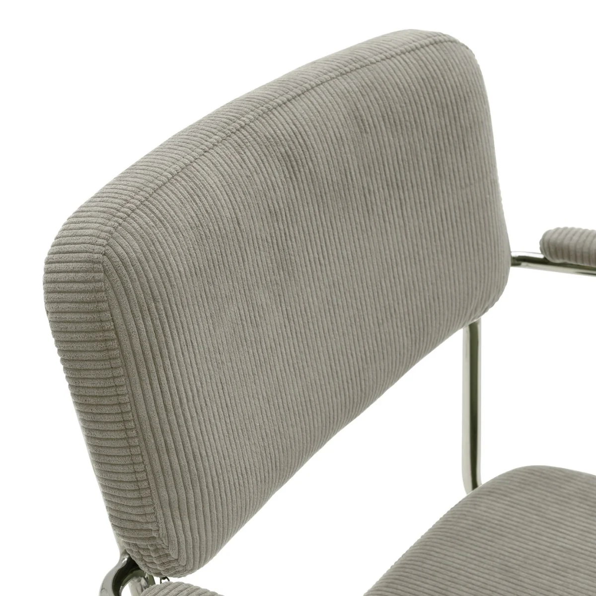 Habitat Ezra Metal Chair - Taupe – image 10