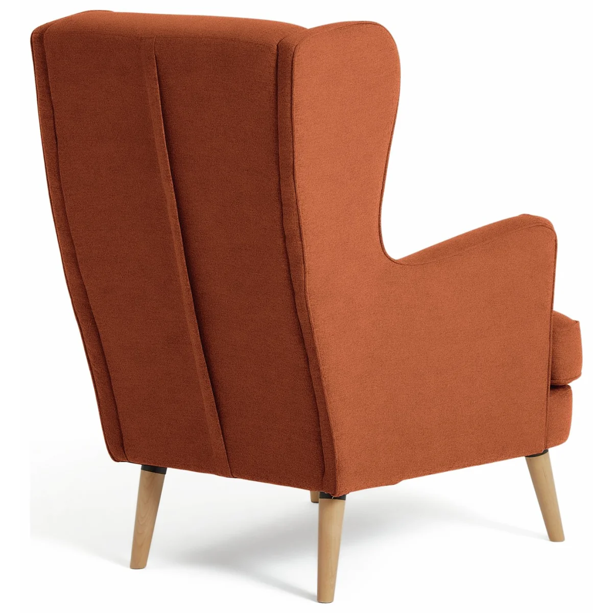Habitat Callie Velvet Wingback Chair - Rust – image 5