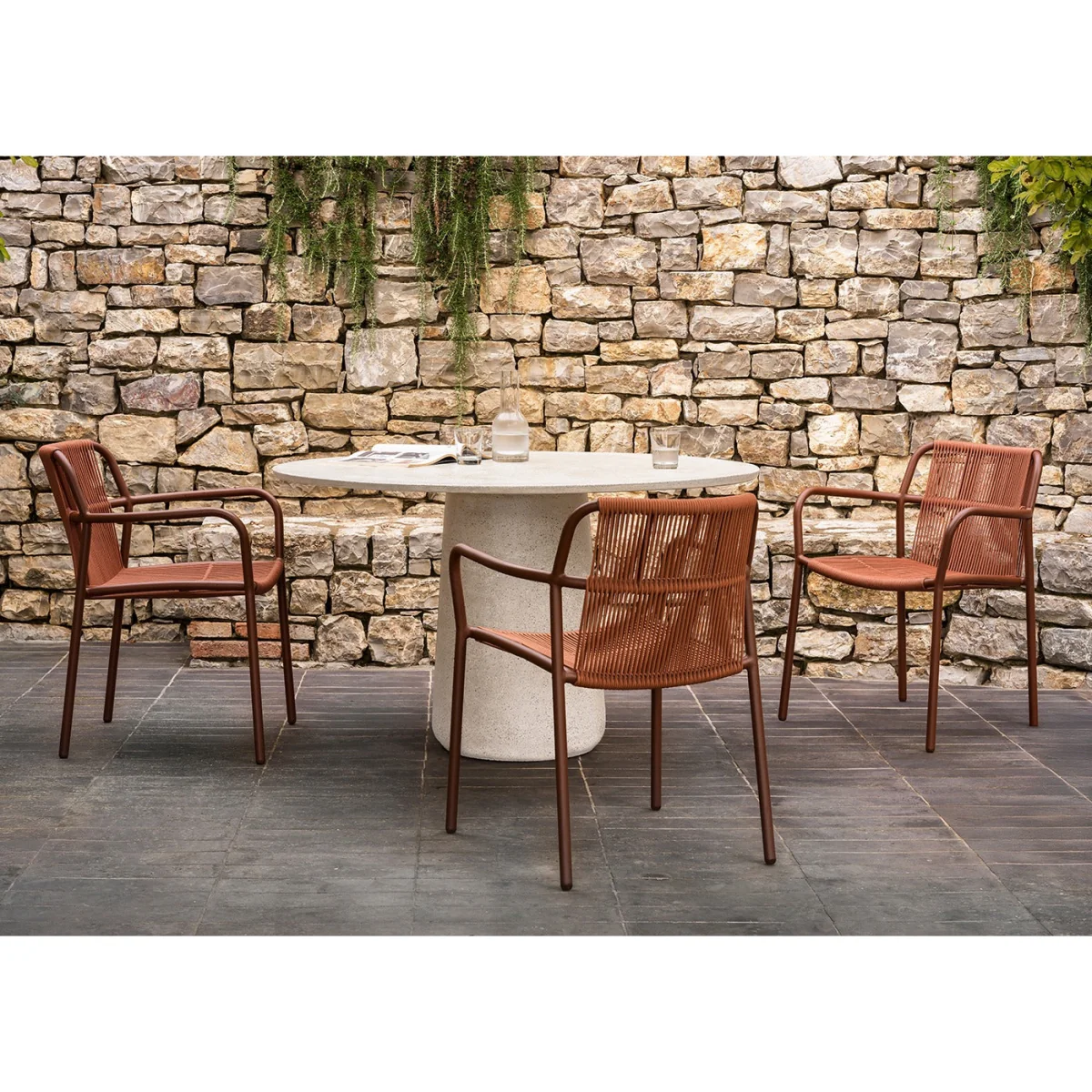 Vincent Sheppard Sweep Dining Chair Rust/Cinnamon – image 3