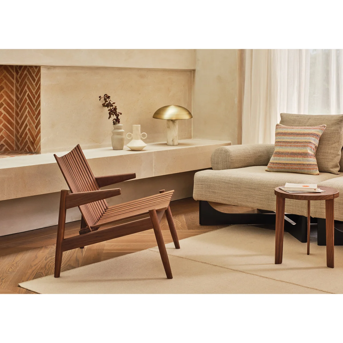 Heal's Coast Lounge Chair Walnut – image 2