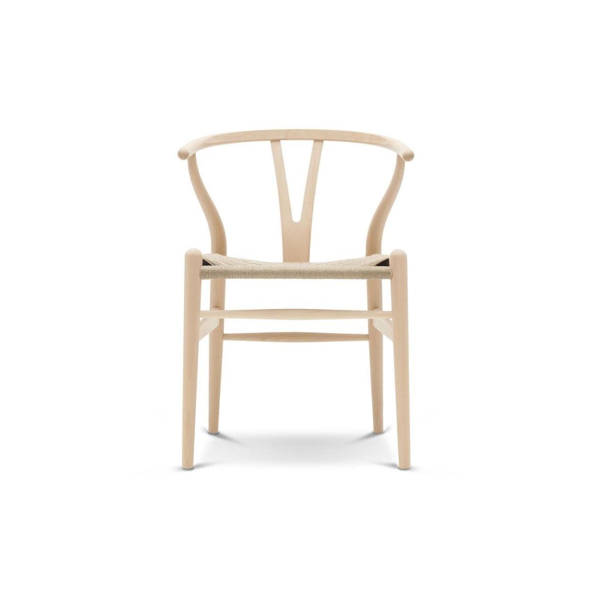 Carl Hansen & Son Wishbone Chair CH24 Smoked Oak Natural Paper Cord Seat - Heal's UK Furniture – image 6