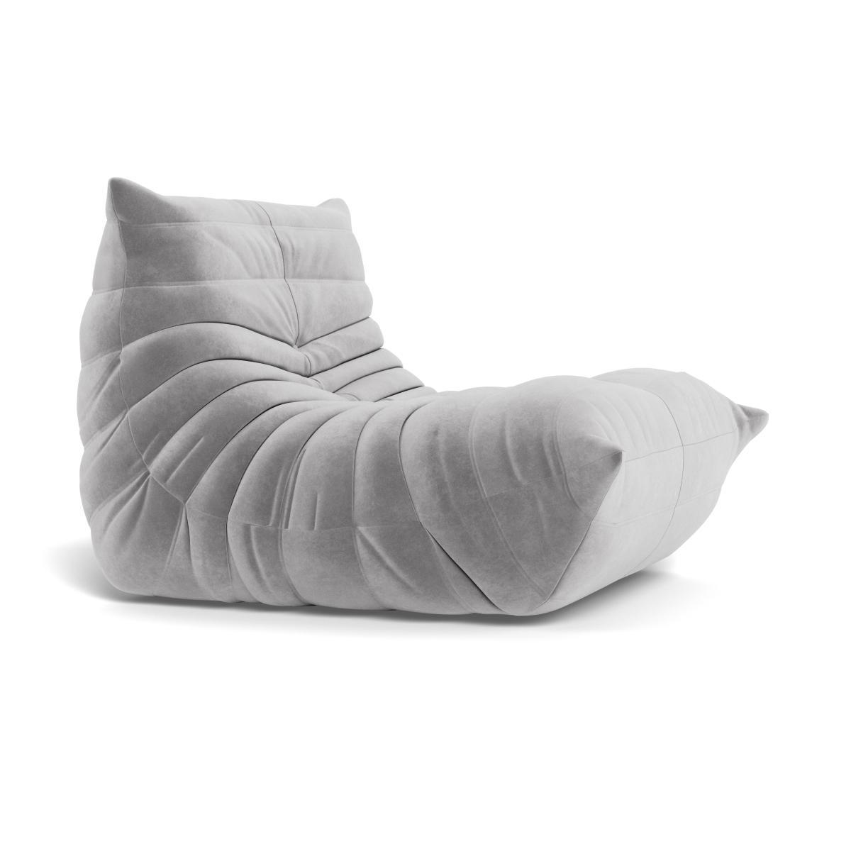 Ligne Roset Togo Fireside Chair Alcantara Bohemian Blue - Heal's UK Furniture – image 2