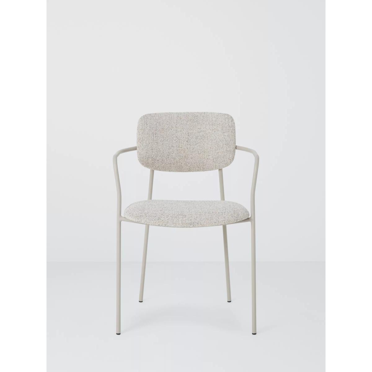 John Lewis Palma Upholstered Dining Chairs, Set of 2, Greige – image 2