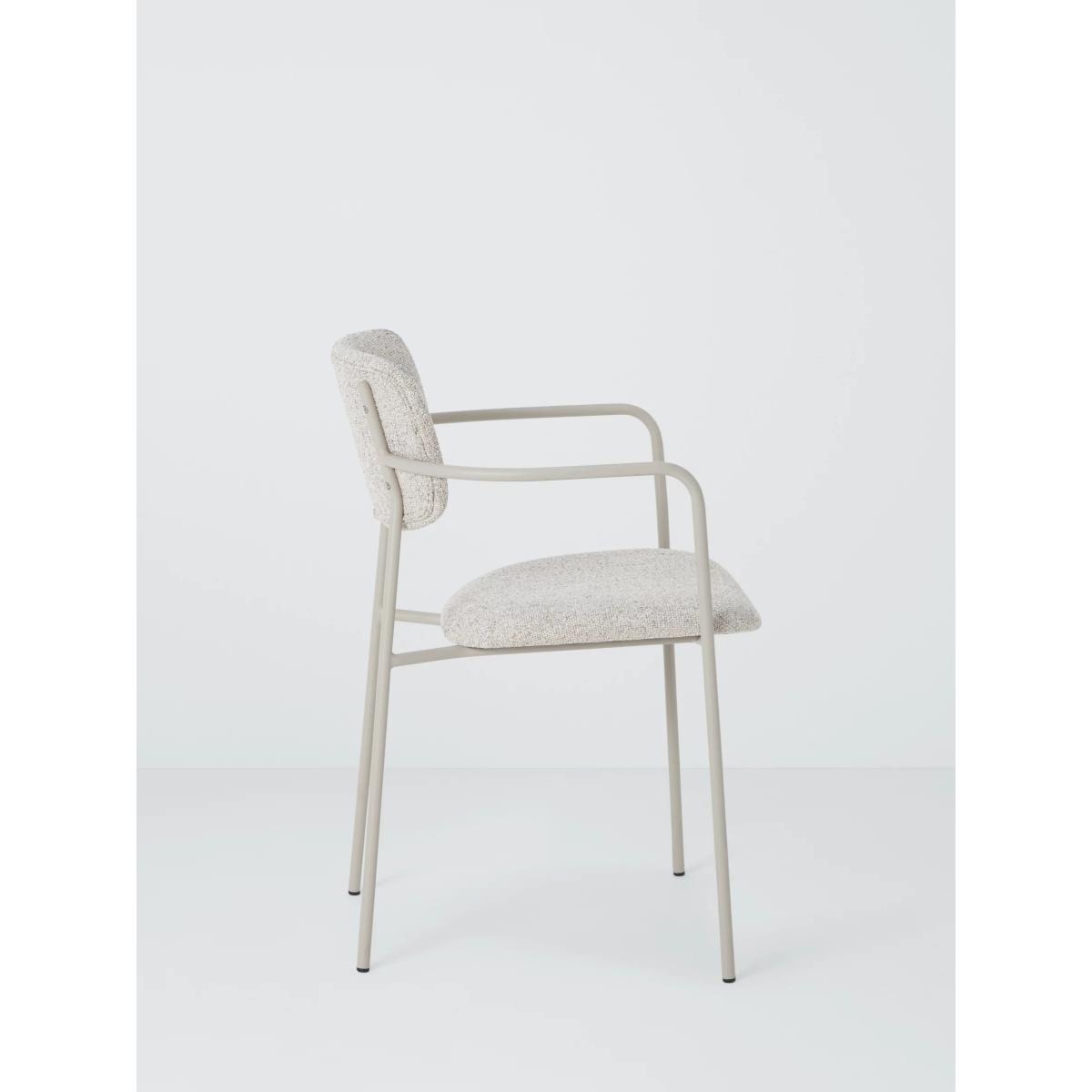 John Lewis Palma Upholstered Dining Chairs, Set of 2, Greige – image 4