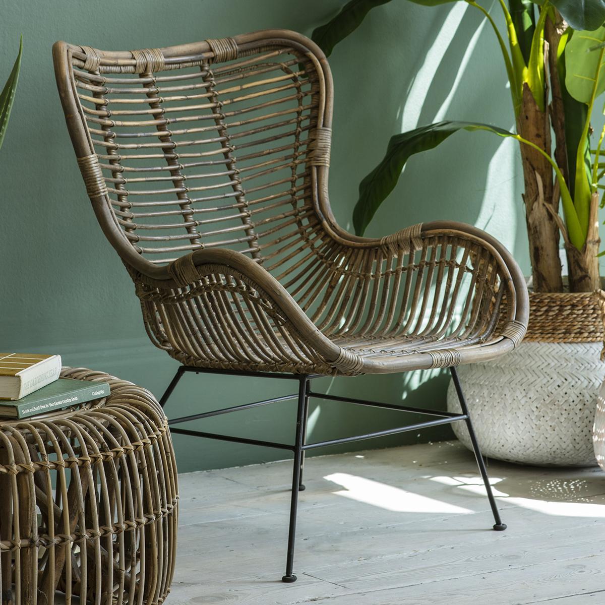 Ballymee Rattan Lounger Chair – image 1