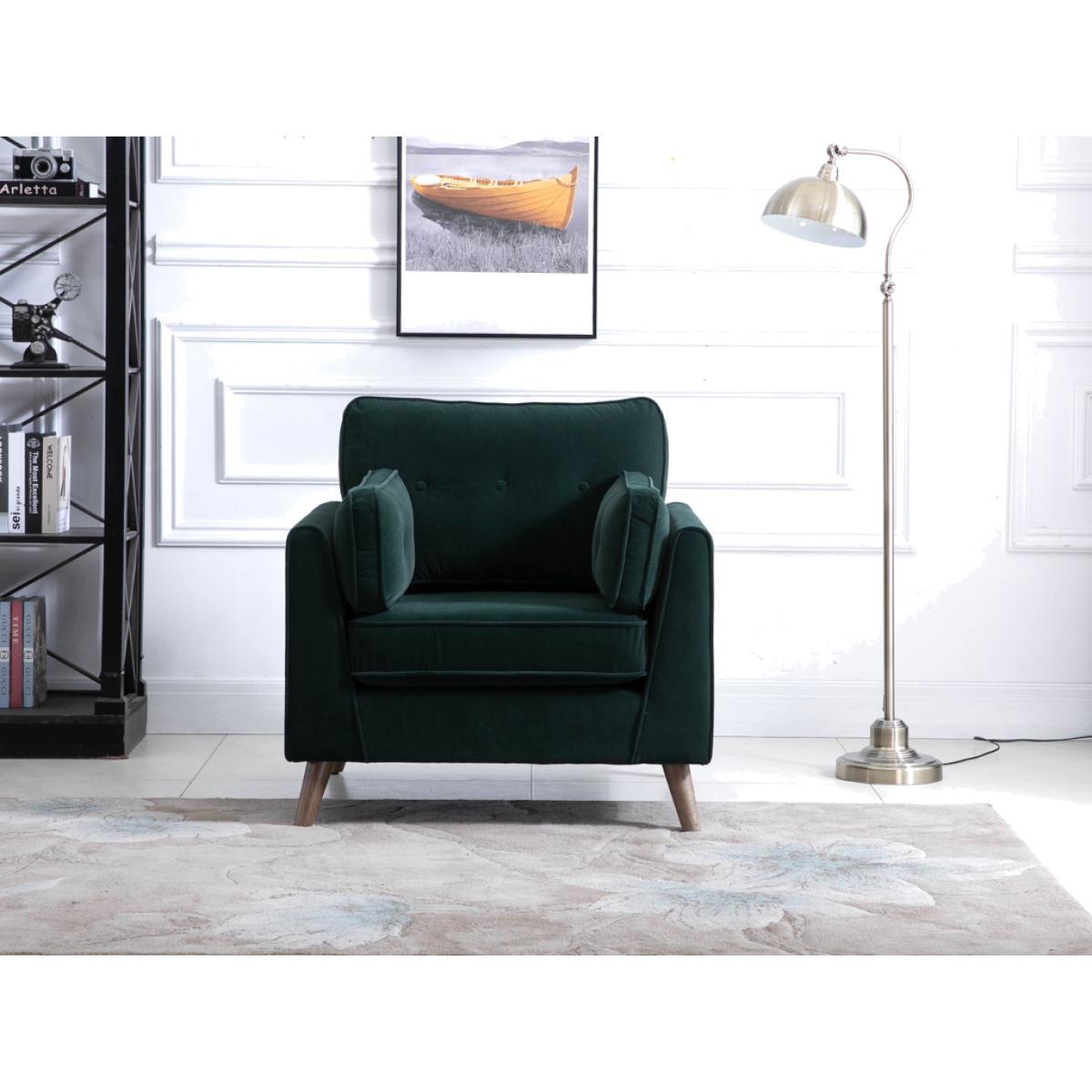 Zia Fabric Chair - Green