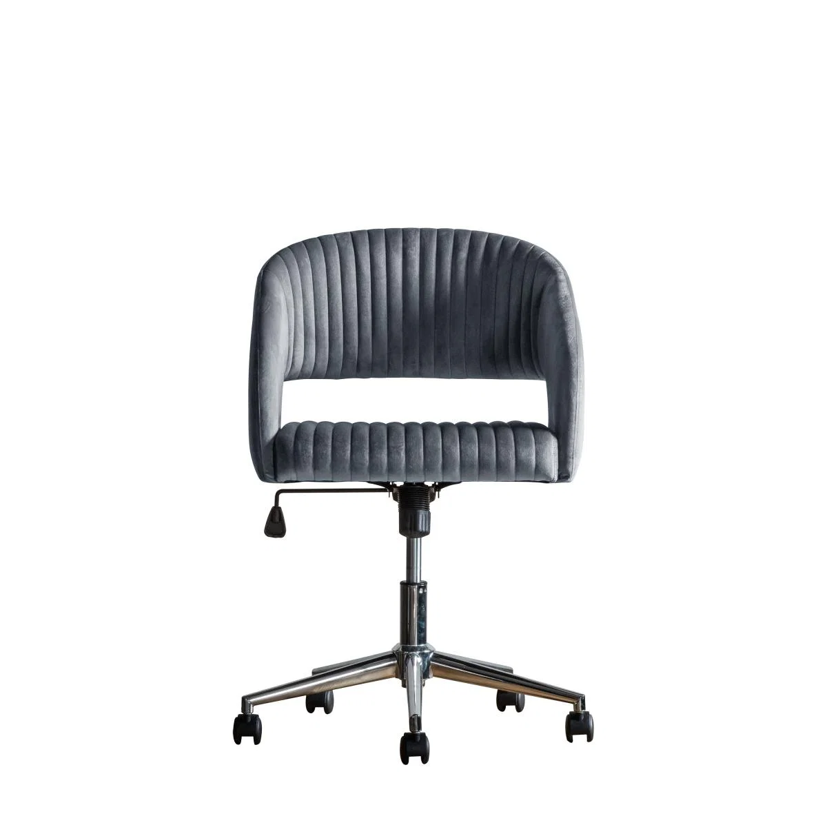 Murray Velvet Swivel Chair - Charcoal – image 2