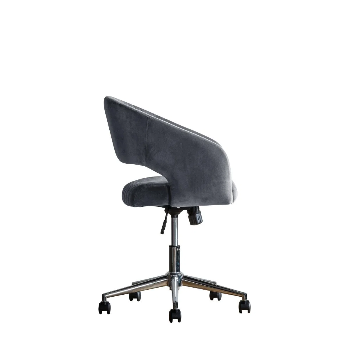 Murray Velvet Swivel Chair - Charcoal – image 6