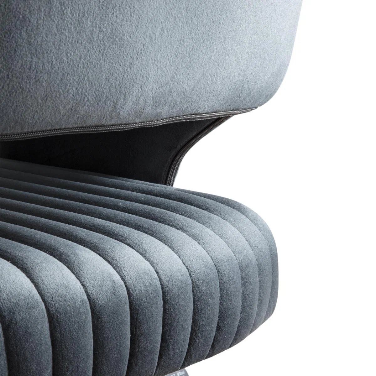 Murray Velvet Swivel Chair - Charcoal – image 7