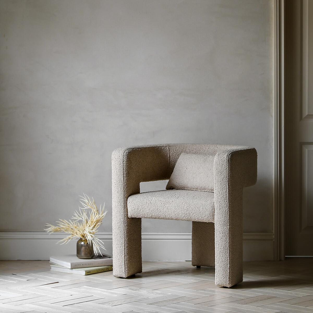 Taylor Curve Boucle Accent Chair – image 1