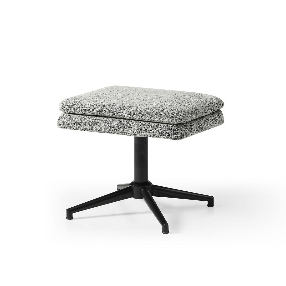 Roy Soft Boucle TV Chair with Footstool – image 14