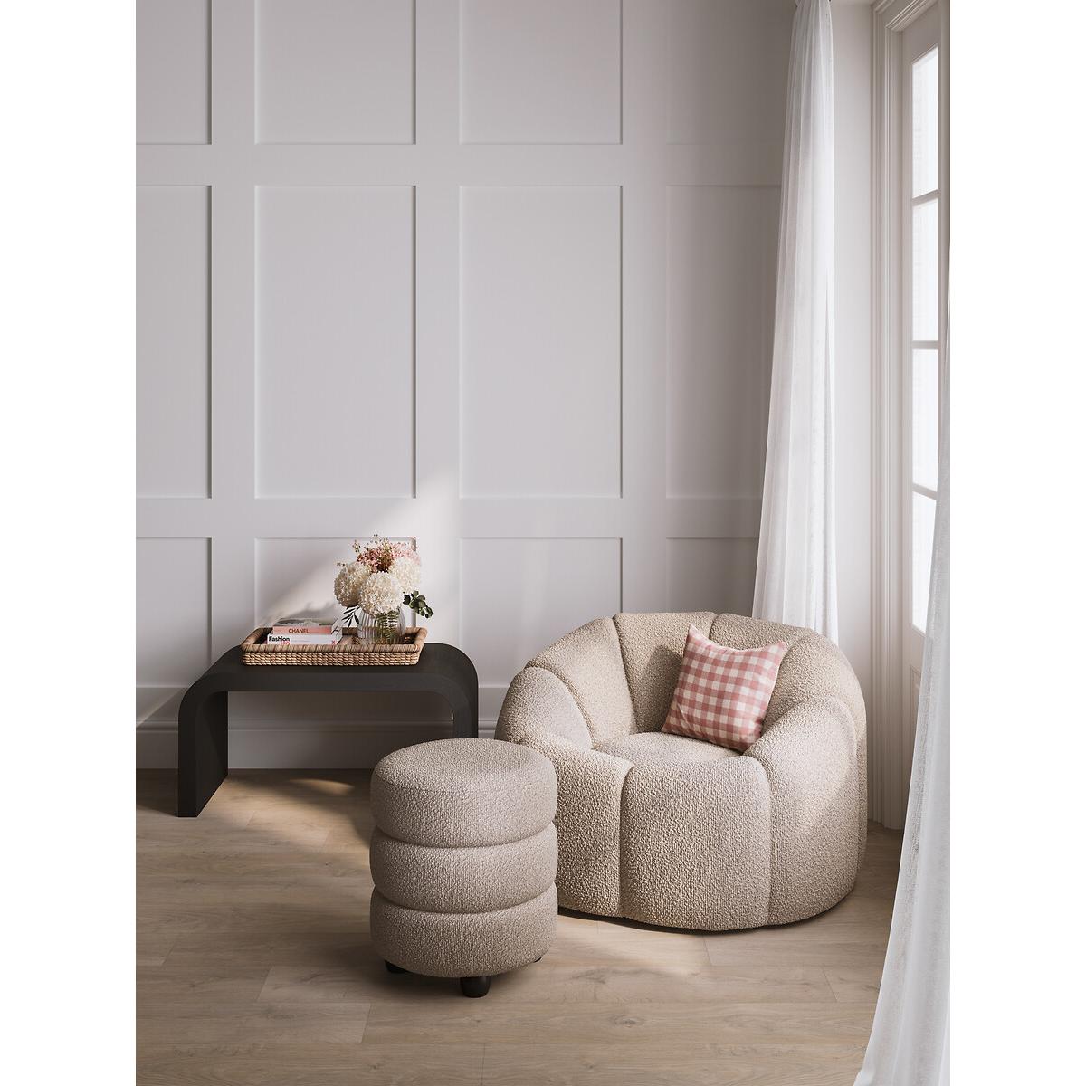 Kao Boucle Swivel Accent Chair – image 2