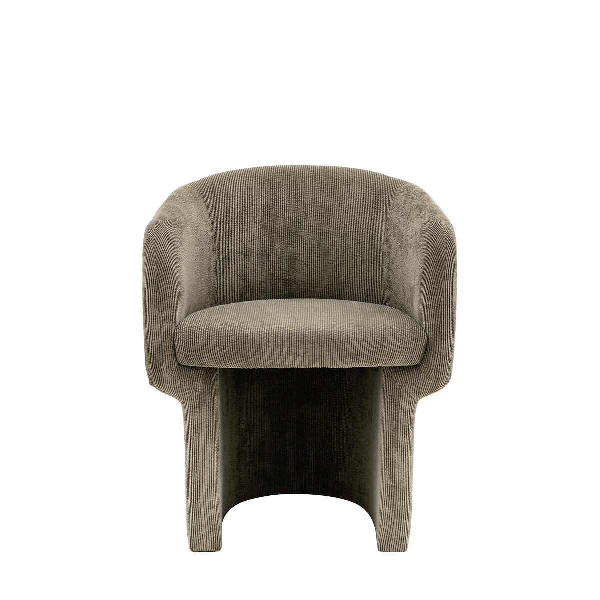 Harlow Sculptural Corduroy Dining Chair – image 4