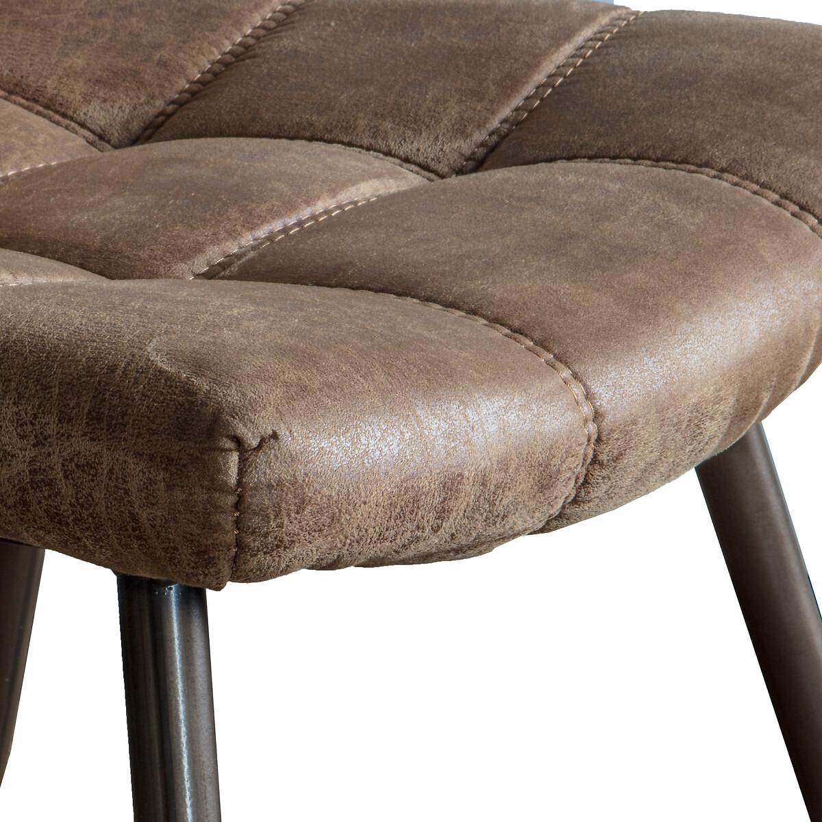 Edwin Quilted Faux Leather Dining Chairs (Set of 2) – image 11