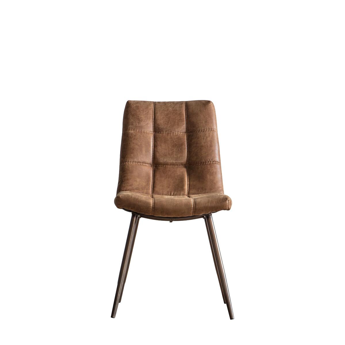 Edwin Quilted Faux Leather Dining Chairs (Set of 2) – image 4