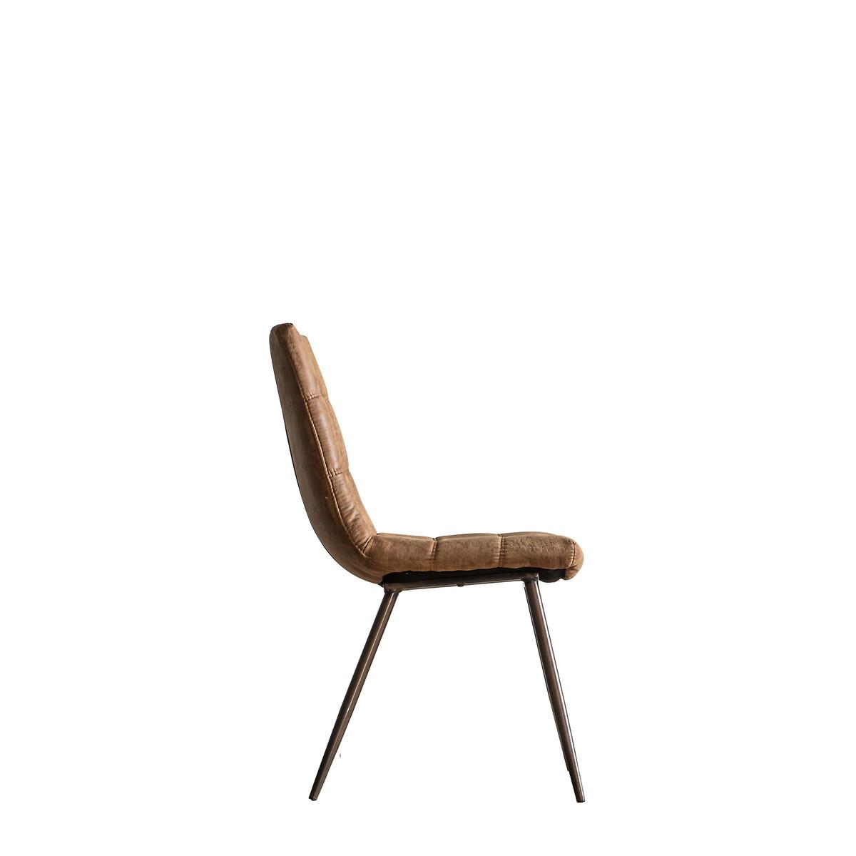 Edwin Quilted Faux Leather Dining Chairs (Set of 2) – image 6