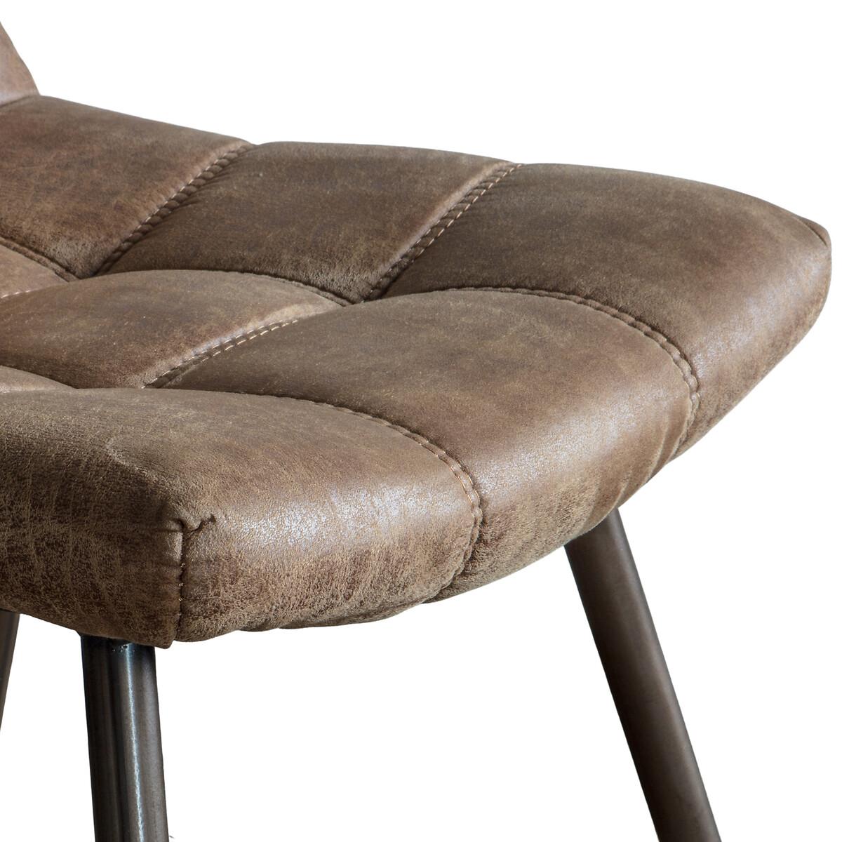 Edwin Quilted Faux Leather Dining Chairs (Set of 2) – image 8