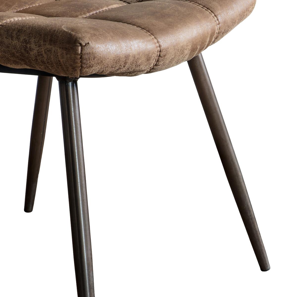 Edwin Quilted Faux Leather Dining Chairs (Set of 2) – image 9