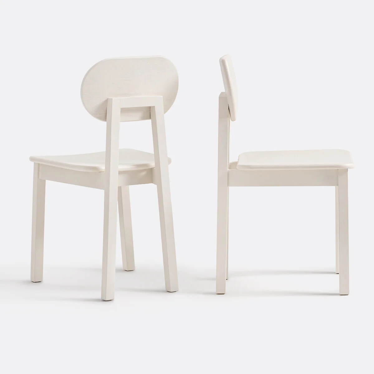 Set of 2 Tribal Ash Chairs – image 2