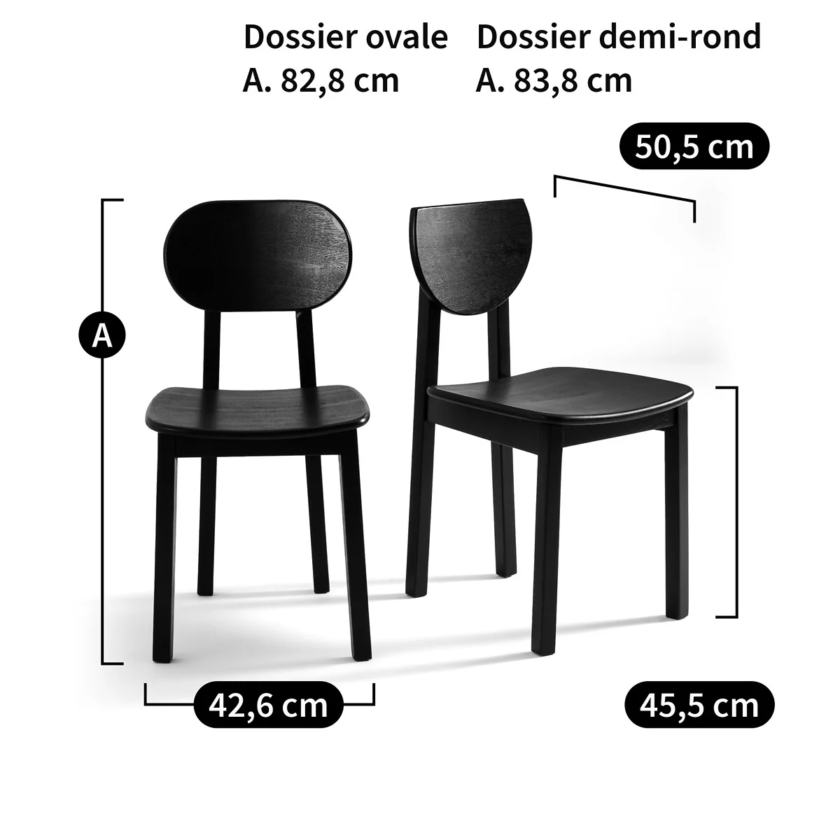 Set of 2 Tribal Ash Chairs – image 6