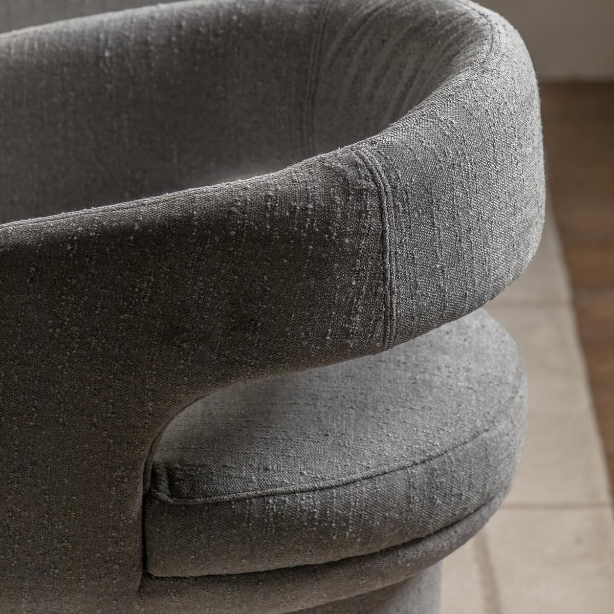 Valetta Sculptural Boucle Dining Chair – image 4