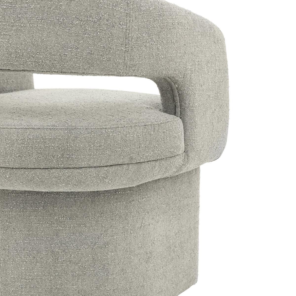 Valetta Sculptural Boucle Dining Chair – image 8